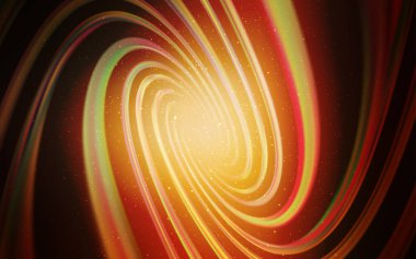 Samanyolu yıldızları ile Koyu Turuncu vektör dokusu.