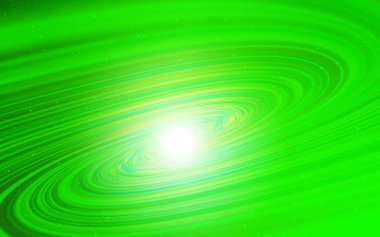 Astronomik yıldızlar ile açık yeşil vektör arka plan.