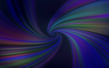 Kavisli çizgilerle koyu mavi vektör düzeni.