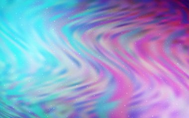 Pembe ışık, vektör şablon alan yıldız ile mavi.