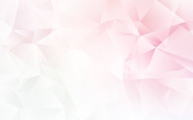 Açık Pembe, Sarı vektör poligonal arka plan.