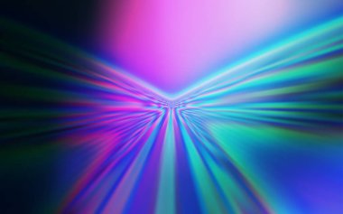 Koyu pembe, eğri çizgileri olan mavi vektör arkaplan.