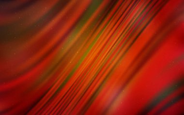 Koyu kırmızı, sarı vektör arka plan gökada yıldız ile.