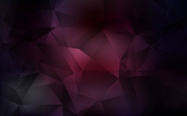 Koyu kırmızı vektör düşük poli düzeni.