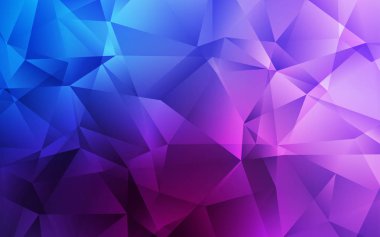 Koyu Pembe, Mavi vektör soyut mozaik arkaplan.