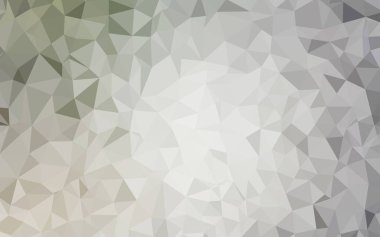 Açık Gri vektör üçgen mozaik doku.