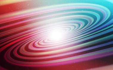 Açık mavi, uzay yıldızları ile kırmızı vektör şablonu.