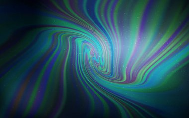 Koyu mavi vektör düzen kozmik yıldız ile.