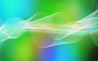 Açık Mavi, Sarı vektör soyut parlak desen.