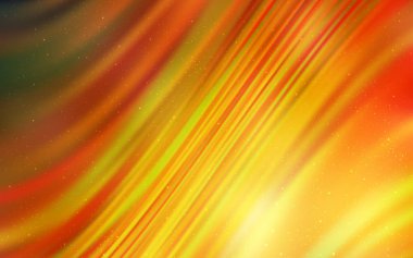 Gece gökyüzü desenle ışık turuncu vektör yıldız.