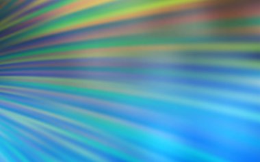 Açık Mavi, bükülmüş çizgilerle yeşil vektör düzeni.