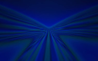 Eğri çizgileri olan koyu mavi vektör arkaplanı.