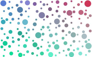 Açık Yeşil, daire şekilli kırmızı vektör düzeni.