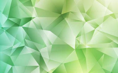 Açık Yeşil Vektör soyut mozaik arkaplan.