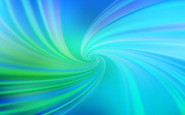 Açık Mavi, Wry çizgileri ile yeşil vektör düzeni.