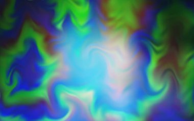 Açık Mavi, Yeşil vektör bulanık ve renkli desen.