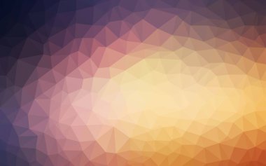 Açık Pembe, Sarı vektör çokgen yerleşimi.