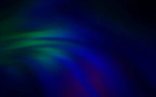 Azul oscuro, Fondo de vector verde con líneas irrisorias . — Archivo Imágenes Vectoriales