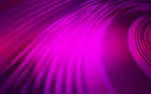 Patrón vectorial púrpura oscuro con líneas curvas. — Vector de stock
