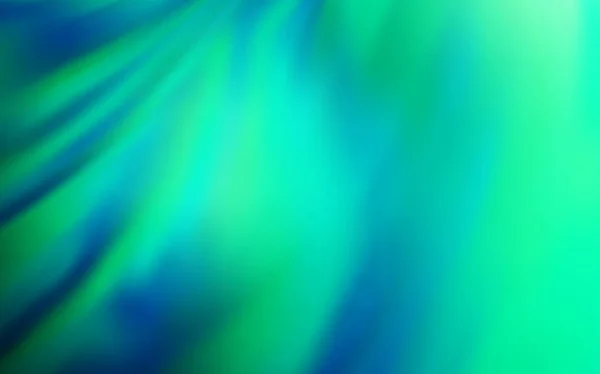 Licht groene vector glanzende abstracte lay-out. — Stockvector