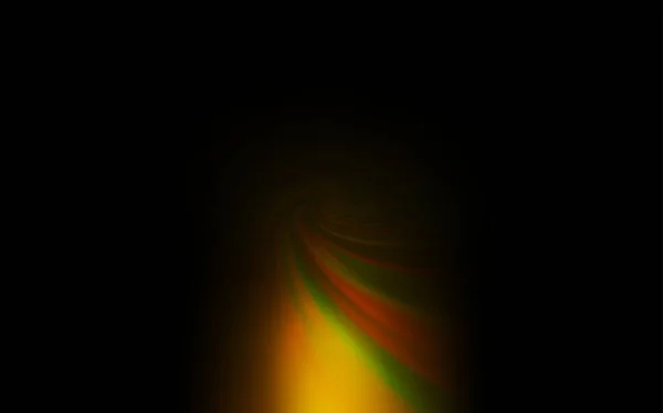 深黄色矢量模糊的光芒抽象背景. — 图库矢量图片
