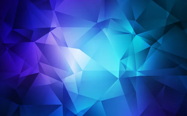 Rosa oscuro, vector azul patrón poligonal abstracto . — Vector de stock