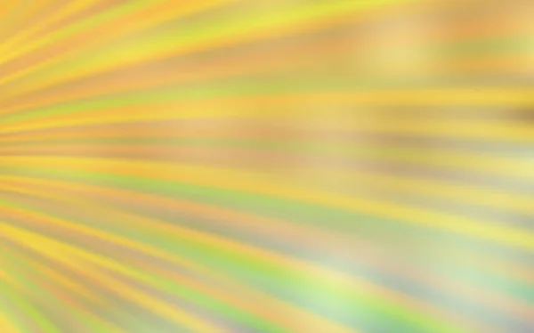 Verde claro, fondo vector amarillo con líneas iris. — Archivo Imágenes Vectoriales