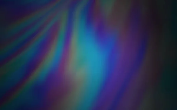 Темний BLUE векторний барвистий розмитий фон . — стоковий вектор