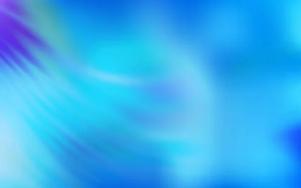 Licht blauw vector wazig glans abstract sjabloon. — Stockvector