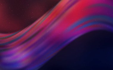 Koyu mor, pembe arka plan astronomi yıldız ile vektör.