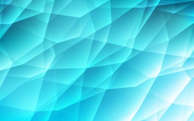 Çokgen biçimli hafif BLUE vektör arkaplanı.