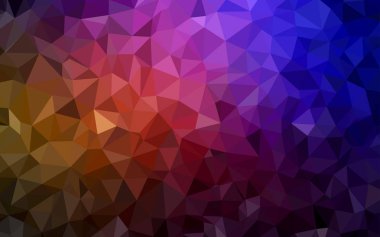 Koyu Pembe, Kırmızı vektör poligonal arka plan.