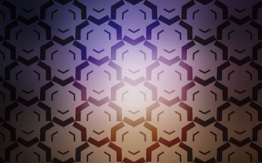 Koyu pembe, sarı çizgili vektör arkaplanı.