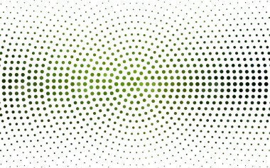 Küreli koyu yeşil vektör deseni.