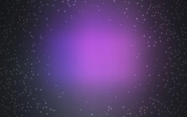 Light Purple vector template with space stars. — Stock Vector