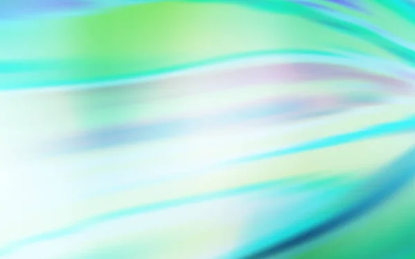 Bleu clair, Vert vecteur flou gabarit lumineux. — Image vectorielle