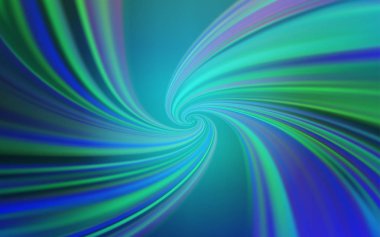 Bükülmüş çizgilerle hafif BLUE vektör arkaplanı.