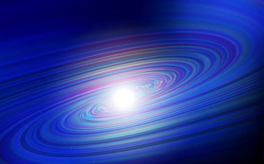 Koyu mavi vektör arka plan astronomi yıldız ile.