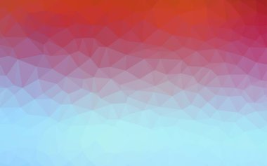 Üçgen zemin parlayan ışık mavi vektör.