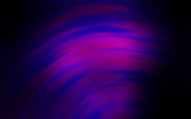 Kavisli çizgilere sahip koyu mor vektör dokusu.