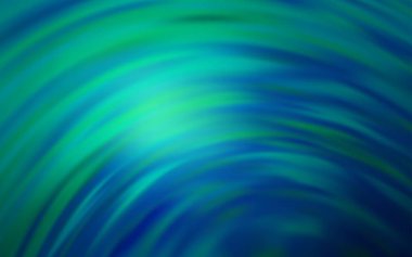 Eğri çizgileri olan açık yeşil vektör arkaplanı.