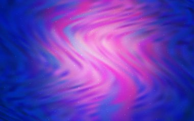 Açık mavi, uzay yıldızları ile kırmızı vektör şablonu.