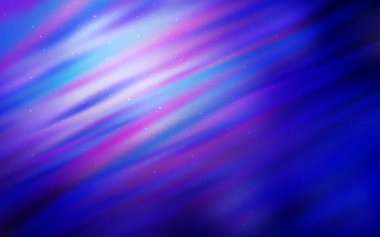 Uzay yıldızları ile açık mor vektör şablonu.