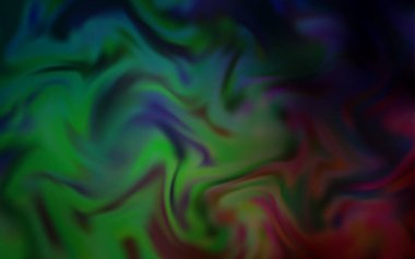 Koyu yeşil vektör soyut bulanık görünüm.