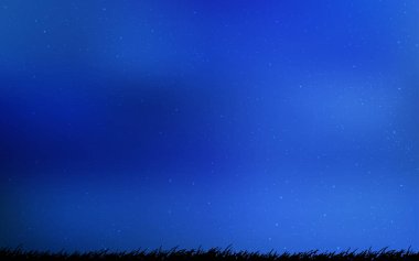 Gökada yıldız ışık mavi vektör arka plan.