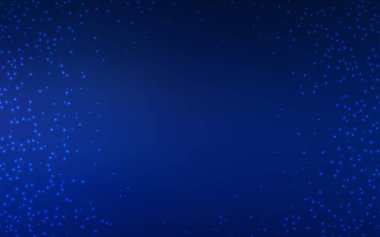Koyu mavi vektör şablon alan yıldız.
