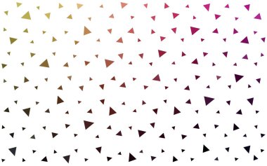 Koyu pembe, sarı vektör çokgen desen.