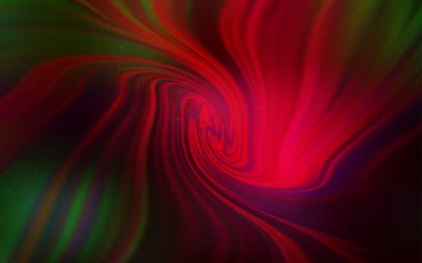 Koyu Yeşil, Samanyolu yıldızile kırmızı vektör doku.