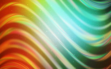 Açık Yeşil, Kozmik yıldızlarla sarı vektör düzeni.