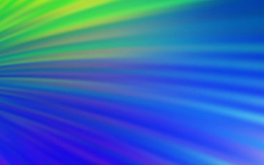 Açık Mavi, bükülmüş çizgilerle yeşil vektör düzeni.